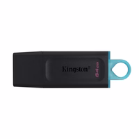 Kingston Technology DataTraveler Exodia USB atmintukas 64 GB USB A tipo 3.2 Gen 1 (3.1 Gen 1) Juoda, Turkis