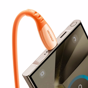 Joyroom S-A59 Vibrant Series 3A USB-A - USB-C Laidas 1.2m - oranžinis