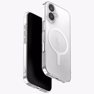 Uniq Airsuit iPhone 17 Magclick įkrovimo dėklas telefonui - skaidrus