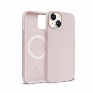 Crong Color Cover Magnetic case for iPhone 14 Plus, MagSafe-compatible, sand pink