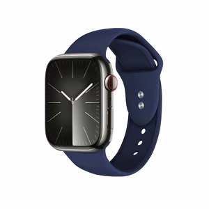 Crong Liquid dirželis, skirtas Apple Watch 44 / 45 / 46 / 49 mm, tamsiai mėlynas