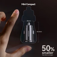 Automobilinis įkroviklis Joyroom JR-CCN16 USB-A/USB-C 15W juodas