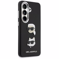 Karl Lagerfeld dėklas Saffiano Double Heads Metal Samsung Galaxy S26 Plus juodas