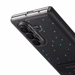Dux Ducis Stex dėklas Samsung Galaxy Z Fold 7 su 360° stovu - Juodas