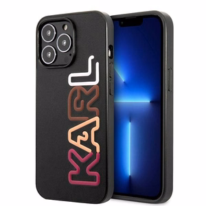 Karl Lagerfeld KLHCP13XPCOBK iPhone 13 Pro Max 6,7" juodas kietas dėklas Multipink Brand