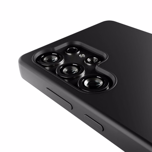 Puro Icon silikoninis dėklas telefonui Samsung Galaxy S25 Ultra - juodas