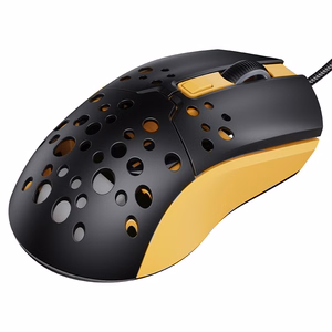 Wired mouse Hoco GM51 Gaming Black/Yellow