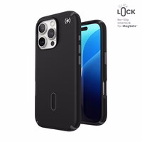 Speck Presidio2 Pro ClickLock & MagSafe - iPhone 16 Pro dėklas (juodas / Slate pilkas / baltas)