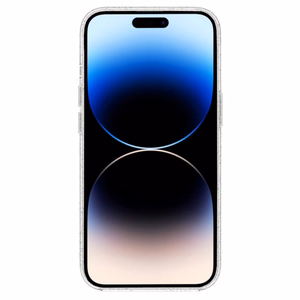 TEL PROTECT MagSilicone Skaidrus Dėklas Iphone 15 Pro Max su blizgučiais