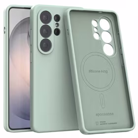 Spacecase silikoninis dėklas Mag Galaxy S26 Ultra mėtinė