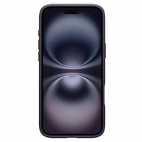 Spigen Liquid Air dėklas iPhone 16 Plus telefonui – juodas