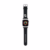 Karl Lagerfeld 3D Rubber Karl Head dirželis for Apple Watch 38/40/41mm - juodas