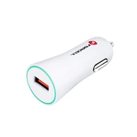 FORCELL F-ENERGY TFK-CC-095 automobilinis įkroviklis USB A QC3.0 2,4A baltas