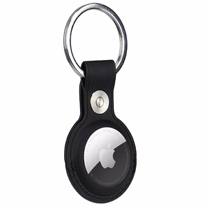 Audi Sintetinės odos AirTag dėklas - juodas