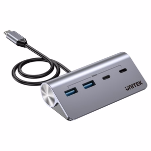 UNITEK aliuminio USB-C šakotuvas 2x USB-A 2x USB-C 5Gbps