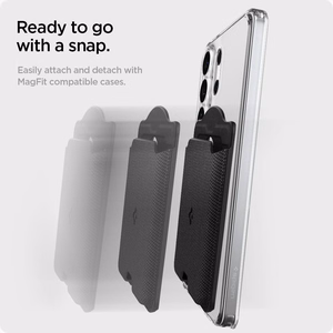 Spigen Urban Fit MagSafe Magnetic Phone Wallet - Black