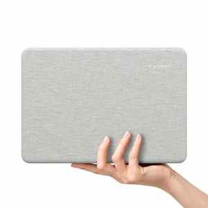 Spigen Urban Fit pilkas dėklas, skirtas 2026 m. MacBook Neo 13 col.