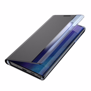 Sleep Case knygos tipo dėklas su išmaniu langeliu Samsung Galaxy A22 4G juodas