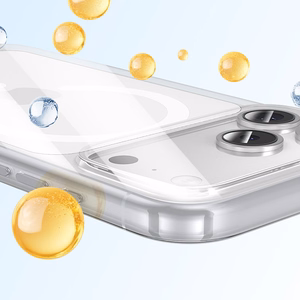 Benks magnetinis Crystal dėklas Iphone 17 Pro telefonui skaidrus (su kameros valdymo mygtuku)