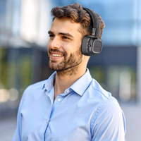 Blavec Ant ausų Bluetooth Ausinės BO-11 Bass Admiral (BO11-B) juodos