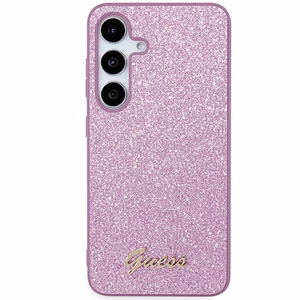 GUESS чехол для SAMSUNG S24 GUHCS24SHGGSHU (Glitter Script) фиолетовый