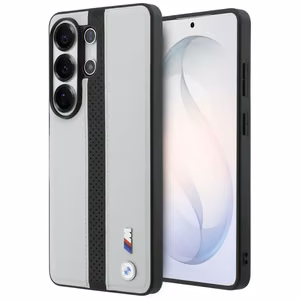 BMW Perforated Stripe Logo MagSafe Case for Samsung Galaxy S26 Ultra - Gray