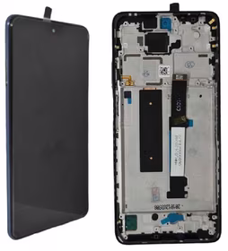 Ekranas Xiaomi Mi 10T Lite 5G su lietimui jautriu stikliuku ir rėmeliu Pearl Grey/Tarnish originalus (used Grade A)