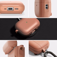 Ringke Onyx Magnetic MagSafe dėklas AirPods Pro 3 rožinis