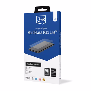 Grūdintas stiklas 3mk HardGlass Max Lite Black Motorola Moto G55 5G
