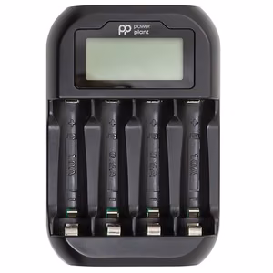 4-Channel Charger with Display for AA/AAA