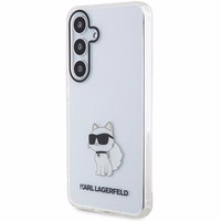 Karl Lagerfeld IML Choupette dėklas telefonui Samsung Galaxy S24 - skaidrus
