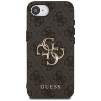 Guess 4G Big Logo dėklas iPhone 16e - Juodas