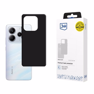 3mk Silikoninis dėklas telefonui Xiaomi Redmi Note 14 5G - juodas