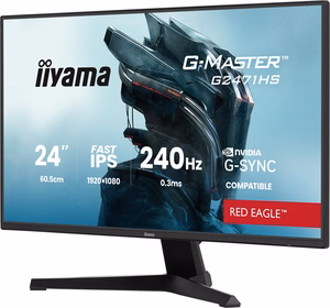iiyama G-MASTER G2471HS-B1 kompiuterio monitorius 60.5 cm (23.8") 1920 x 1080 pikselių Full HD juodas
