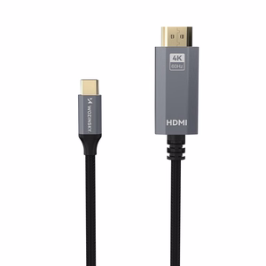 USB-C - HDMI kabelis Wozinsky (WCCH-01) 4K 60Hz 1.8M juodos spalvos