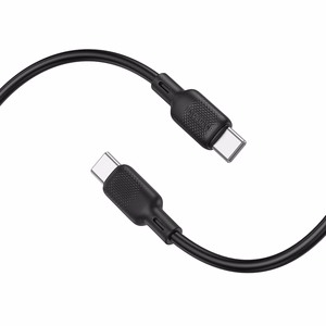 USB kabelis Borofone BX113 60W USB-C to USB-C 2.0m juodas