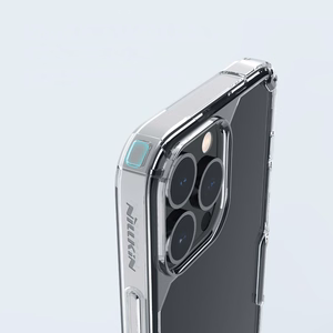 Nillkin Nature Pro dėklas telefonui iPhone 14 Pro, šarvuotas dangtelis, mėlynas