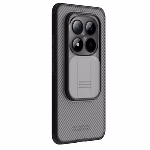 Nillkin CamShield Pro dėklas Xiaomi Redmi Note 15 Pro+ 5G/Poco M8 Pro 5G skaidrus juodas