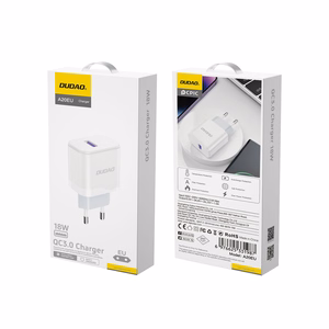 Dudao A20EU USB-A 18W tinklo įkroviklis - baltas