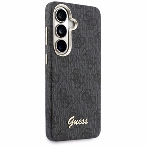 Guess dėklas 4G Script MagSafe skirtas Samsung Galaxy S26 juodas