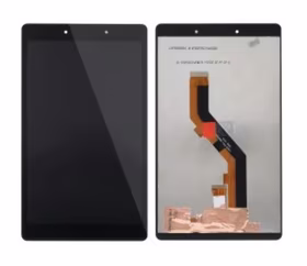 Ekranas Samsung T290 Tab A 8.0 2019 su lietimui jautriu stikliuku ir rėmeliu Black (Refurbished) ORG