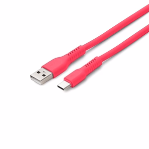 COLORUM laidas USB-A - USB-C 1,8m 3A CK60-AC-02 xMagenta