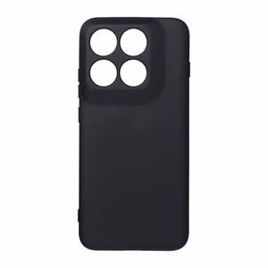 Juodas silikoninis dėklas, skirtas „Motorola Edge 70 Pro 5G“