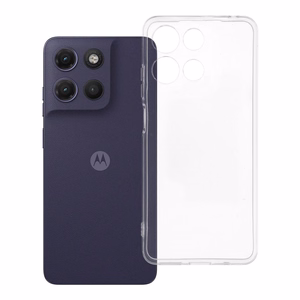 Dėklas Motorola G17 Clear Case 2 mm (kameros apsauga) skaidrus