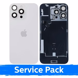 Galinis dangtelis skirtas Apple iPhone 16 Pro Max / White Titanium / (Service Pack)