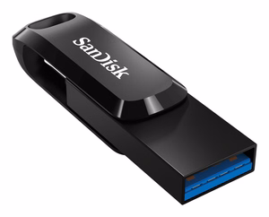 SanDisk Ultra Dual Drive Go USB atmintinė 512 GB USB Type-A / USB Type-C 3.2 Gen 1 juoda