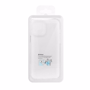 SUPER CLEAR HYBRID dėklas telefonui IPHONE 17 skaidrus