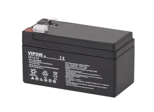 VIPOW gelinis akumuliatorius, 12 V, 1,3 Ah