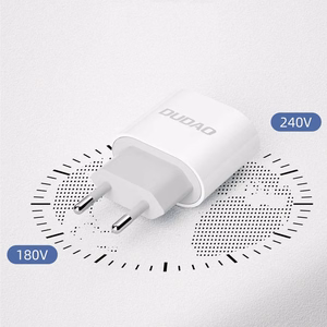 Dudao A14EUC PD 20W USB-C sieninis įkroviklis su kabeliu - baltas