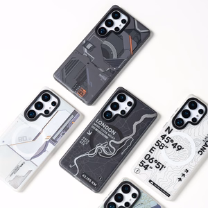 Benks Dynamic magnetinis Mecha dėklas (D045) Samsung Galaxy S25 Ultra telefonui, baltas